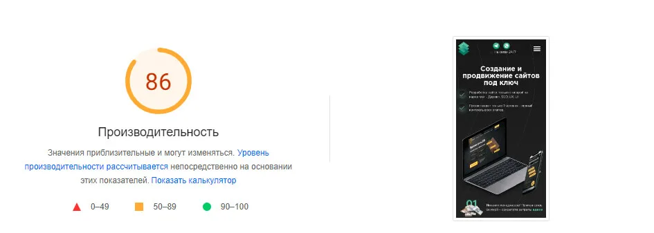 Скорость загрузки при использовании конструктора темы на Wordpress